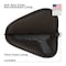 Allen Co 11-in. Deluxe Handgun Case, Black/Gray 444-11 - alternate 4